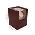 thumbnail image 3 of Watch Automatic Watch Winder Box Quiet Motor Mechanical Watch Display Storage Box, 3 of 7