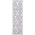 thumbnail image 2 of SAFAVIEH Cambridge Kevin Geometric Wool Runner Rug, Lavender/Ivory, 2'6" x 8', 2 of 6