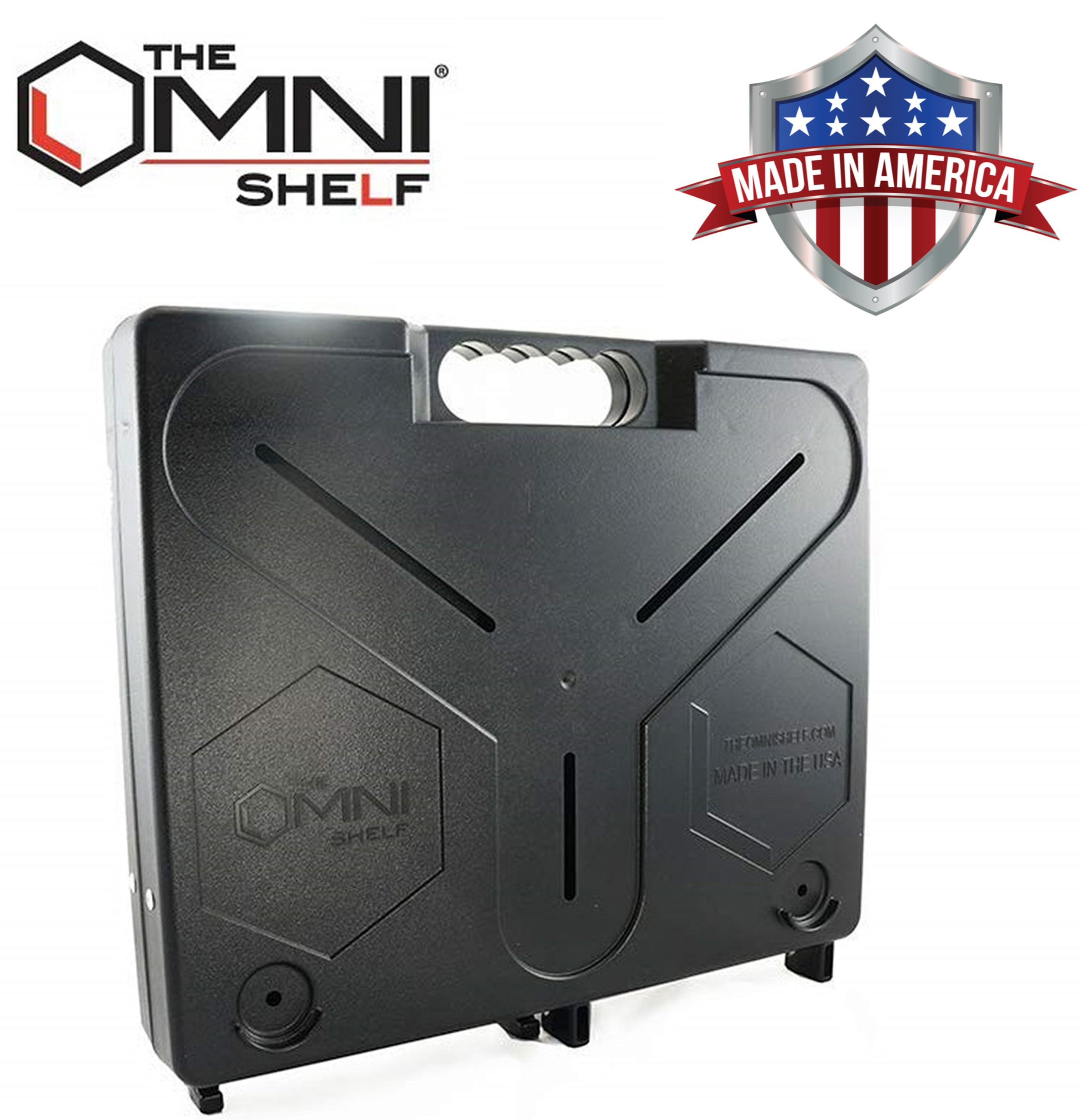 The Omni Shelf - New - Magnetic Toolbox Utility Shelf - 40 lb. Capacity- Hands Free Portable Workstation - Perfect for Numerous Occupations
