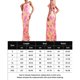 thumbnail image 2 of Vestido Vestido largo de cóctel para mujer, vestido largo estampado con hombros descubiertos, ajustado, ceñido al cuerpo, sin espalda, a la moda, liso, Simple, Vestidos de noche Cgtredaw Rosa T S para Mujer, 2 of 6