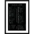 thumbnail image 2 of Art.com Morse Code Art Print by Milli Villa, Black Frame Wall Art, 17" x 23", 2 of 5