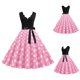 thumbnail image 1 of WILLBEST Vestidos de Algodon para Mujer Vestido Largo sin Mangas con Estampado de Lunares para Fiestas y Eventos Mediana, 1 of 3