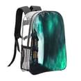 thumbnail image 3 of Sikiie Witch House On The Hill Clear Backpack, Transparent Bookbag for School for Women Men, Capacity Clear Bag for College, Travel, 3 of 7