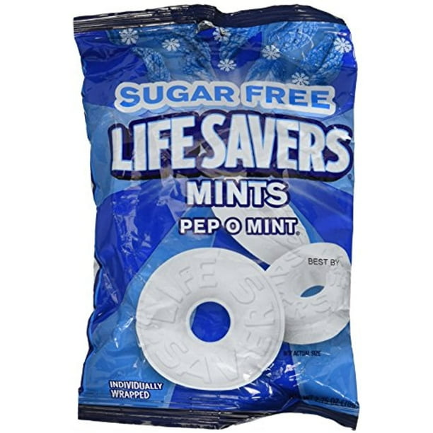 Lifesavers Sugar Free Pepomint Hard Candy, 2.75 Oz Bag (3 Pack