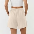 thumbnail image 4 of TinyBloomm Womens Long Swim Shorts Breathable Shorts For Summer Casual Beach High Waist Elastic Waistband Comfortable, Size M, 4 of 7