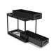 thumbnail image 2 of Cajón de almacenamiento deslizante para debajo del fregadero, organizador de tarros para condimentos, cesta, armario, cajones, encimera, estante Almacenamiento y organización del hogar Negro Wosthever HA064967-01, 2 of 6