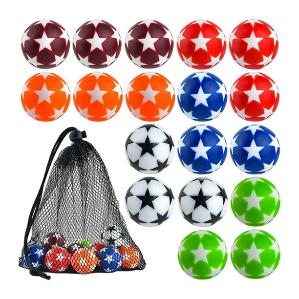 Pelotas de futbolín para suministros oficiales de mesa, accesorio multicolor para recreación 32cm