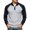 Gray, variant on Casual Sweaters for Men Quarter Zip Mock Neck Pullover Color Block Raglan Long Sleeves Contrast Ribbed Knit Jumper Tops Stylish Layering Outerwear Fall Winter Daily Streetwear