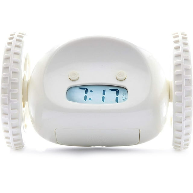 Clocky Despertador Sobre Ruedas Extra Para Heavy Sleeper Robot Clockie Rolling Moving Jumping Para Adultos Kid Dormitorio ANGGREK Otros