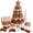 Goldstar, variant on Americana Christmas Tree Quilt Kit, DIY Patchwork Sewing Craft Kit (Reindeer)