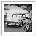 thumbnail image 3 of Art.com 1956 Chevrolet Bel Air Sport Coupe Photo, White Frame Wall Art, 21" x 21", 3 of 5