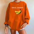 thumbnail image 3 of Dolce & banana-sudaderas con estampado para mujer, ropa de calle y hombros caídos de manga larga con cuello redondo, sudaderas holgadas de invierno, Moletom, 3 of 4
