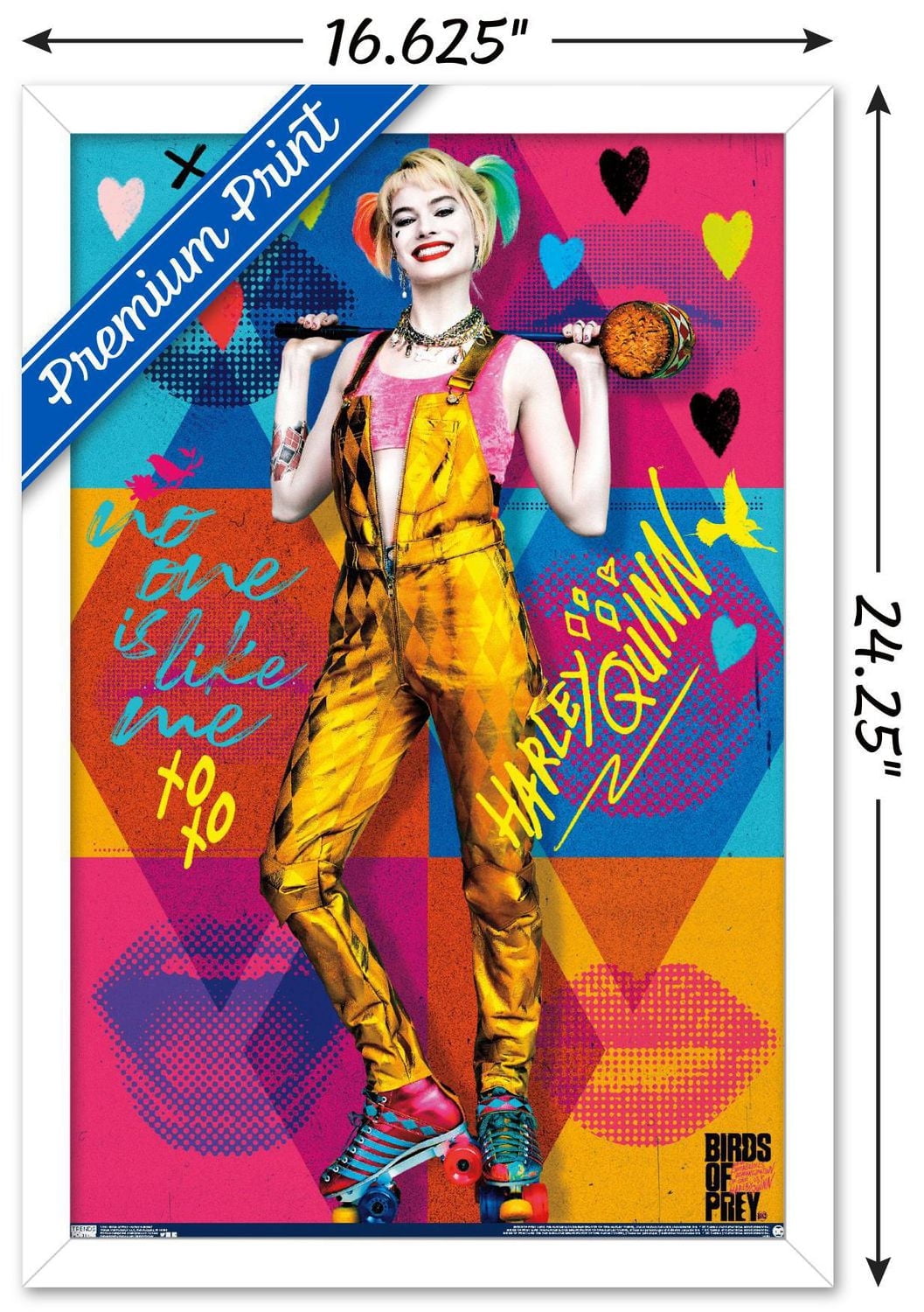 DC Comics Movie - Birds of Prey - Harley Quinn - Hammer Wall Poster