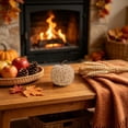 thumbnail image 5 of 1Pc Pumpkin Fall Decor, Woven Wicker Pumpkins for Home, Farmhouse Style, Autumn Thanksgiving Decorations, Fall Centerpieces for Table Porch Mantel Indoor - 4.7'', 5 of 6