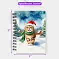 thumbnail image 5 of Hello Winter American Shorthair Frosty Morning Walk Welcome Snowy Christmas Spiral Bound Journal Cat Lover Kitten Owner Gifts 5x7in Spiral Notebook - 02018, 5 of 5