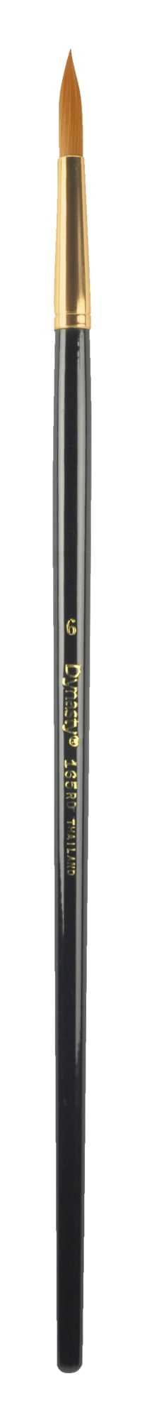Dynasty B-1650 Art Education Round Paint Brushes, Classroom Cylinder, Set of 60