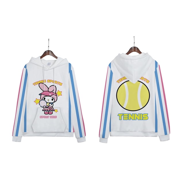 Suéter con estampado de dibujos animados de Sanrio Perimeter, con capucha, transpirable, de manga larga, para uso exterior, cárdigan para estudiantes que combina con todo, Tuanjian