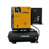 Emax Compressor Complete Rotary VFD Package 20hp 3PH 120 Gal Tank w/115CFM Air Dryer