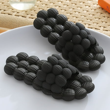 

Kolable Massage Bubble Slippers Cloud Pattern Sneakers Home Slippers Women S Golf Slippers Rubber Shower Pillow Slippers Men S Sandals