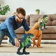 thumbnail image 4 of Trex Dinosaur Toys for Kids 3-5, Small Electric Walking Tyrannosaurus Rex Dino for Toddler Boys, Best Gifts for Age 3 4 5 6 7 Year Old, Light, Sound & Spray, 4 of 7