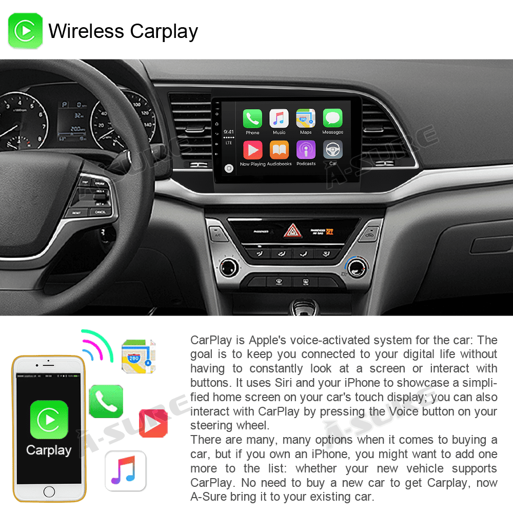 Apple carplay sale hyundai elantra 2017