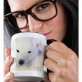 thumbnail image 2 of 3drose, Polar Bear - D, 15oz Two-tone Black Mug, 2 of 6