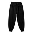 thumbnail image 2 of Jerdar Men's Cotton Jogger Sweatpants Tapered Cuffed Ankle All Season Four Season Gym Workout Fitness Athletic Casual Comfortable Soft Long Pants Trousers, 2 of 9