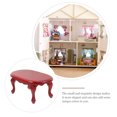 thumbnail image 3 of HEALEEP Table Miniature Rouge Matériau Synthétique Accessoire Photo 1Pcs, 3 of 8