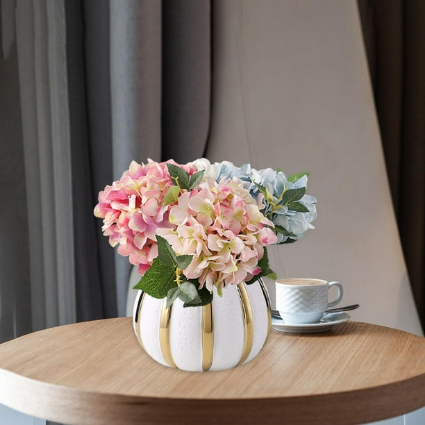 Florero de cerámica Florero de arreglo floral Florero de arte decorativo Florero de escritorio para boda, mantel, sala de estar, oficina, decoración 166 cm x 115 cm Soledad Jarrón de ceramica