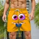 thumbnail image 5 of Pantalones de playa, de verano, para ocio playero, pantalones de natación para hombre, pantalones de cinco cuartos, 5 of 5