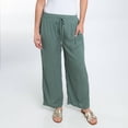 thumbnail image 4 of Elsie & Zoey Nika Forest Shade Small Adjustable Wide Leg Pant for Women, 4 of 9
