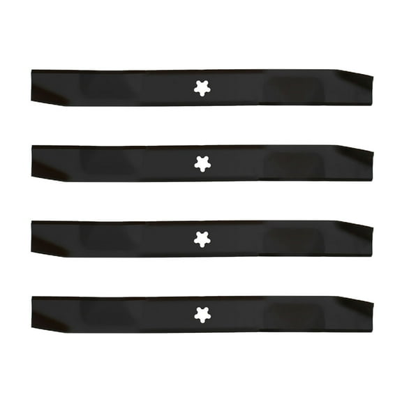 (4) 3 in 1 Mower Blades Fits Husqvarna Riding Mowers 42" Decks Repl. 532139775