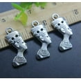 thumbnail image 3 of U8MO 4/10/30X Egypt Nefertiti Queen Alloy Charms Pendants Jewelry Making DIY-4pcs, 3 of 8