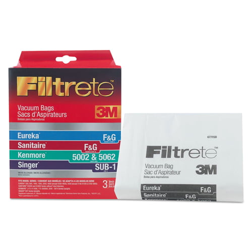 Filtrete 67726-6 Eureka Type-AS Micro Allergen Vacuum Cleaner Bag 