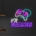 thumbnail image 3 of Handmadetneonsign Custom VR Games Neon Sign, Virtual Reality Led Sign, Game Player Led Lights, Game, 3 of 5