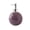 Purple, variant on DQQ153 High-Quality Ceramic Hand Soap Dispenser - Refillable Pump Jar for Bath Lotion and Shampoo, Round Design