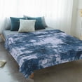 thumbnail image 4 of Navy Blue Ombre Blanket Soft Cozy Warm Throw Blanket for Couch, Plush Fuzzy Flannel Fleece Blankets for Sofa, Gradient Abstract Art Vintage Bed Blankets Lightweight Gifts for Women, 40"x50", 4 of 9
