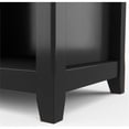 thumbnail image 3 of Trent Home Solid Wood 70" Tall 5-Shelf Bookcase in Black, 3 of 15