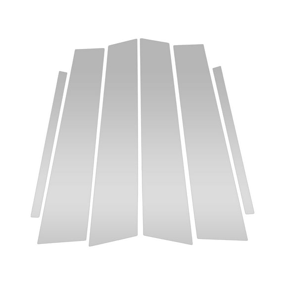 Unique Bargains 6 Pcs Door Pillar Window Trim for Cadillac CT5 2020-2023 Silver Tone Front Rear Left Right Anti Scratch Sticker Pillar Posts Door Outer Exterior Cover