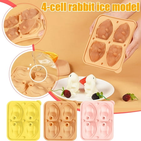 

Taqqpue Easter Decorations on Clearance! Easter Bunny Rabbit Silicone Molds for Chocolate Candy Cookie Muffin Fondant DIY Baking Molds Tools Kitchen Utensils for Easter Party Favors Supplies