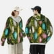 thumbnail image 4 of Fotbe colorful Easter eggs Chaqueta con Protección Solar UPF 50+ para Hombre y Mujer, Camisa con Capucha y Bolsillos-X-Large, 4 of 7