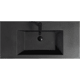 thumbnail image 5 of 42” Floating Bathroom Vanity with Sink, Modern Wall-Mounted Bathroom Storage Vanity Cabinet with Black Quartz Sand Top Basin and Soft Close Drawers, 5 of 7
