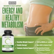 Zhou Green Tea Extract with EGCG | Metabolism, Energy and Healthy Heart Formula | 120 Veggie Capsules