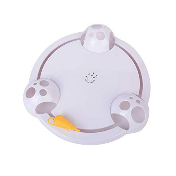 Cat Interactive Mouse Pounce Toy Automatic Rotating Play Mice Catch Toy Walmart