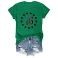 thumbnail image 3 of adaychics American Flag Shirt Women 76 Print 4th of July Shirts American Flag Patriotic T-Shirts for Daily Wear Vacation, 3 of 6