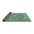thumbnail image 2 of Ahgly Company Indoor Square Persian Turquoise Blue Traditional Area Rugs, 8' Square, 2 of 4