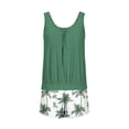 thumbnail image 7 of LEKWK Womens Tankini with Shorts Palm Print Two Piece Bathing Suit Blouson Top Swim Shorts Comfortable Fit Modest Beachwear Swimming Summer Vacation, 7 of 7