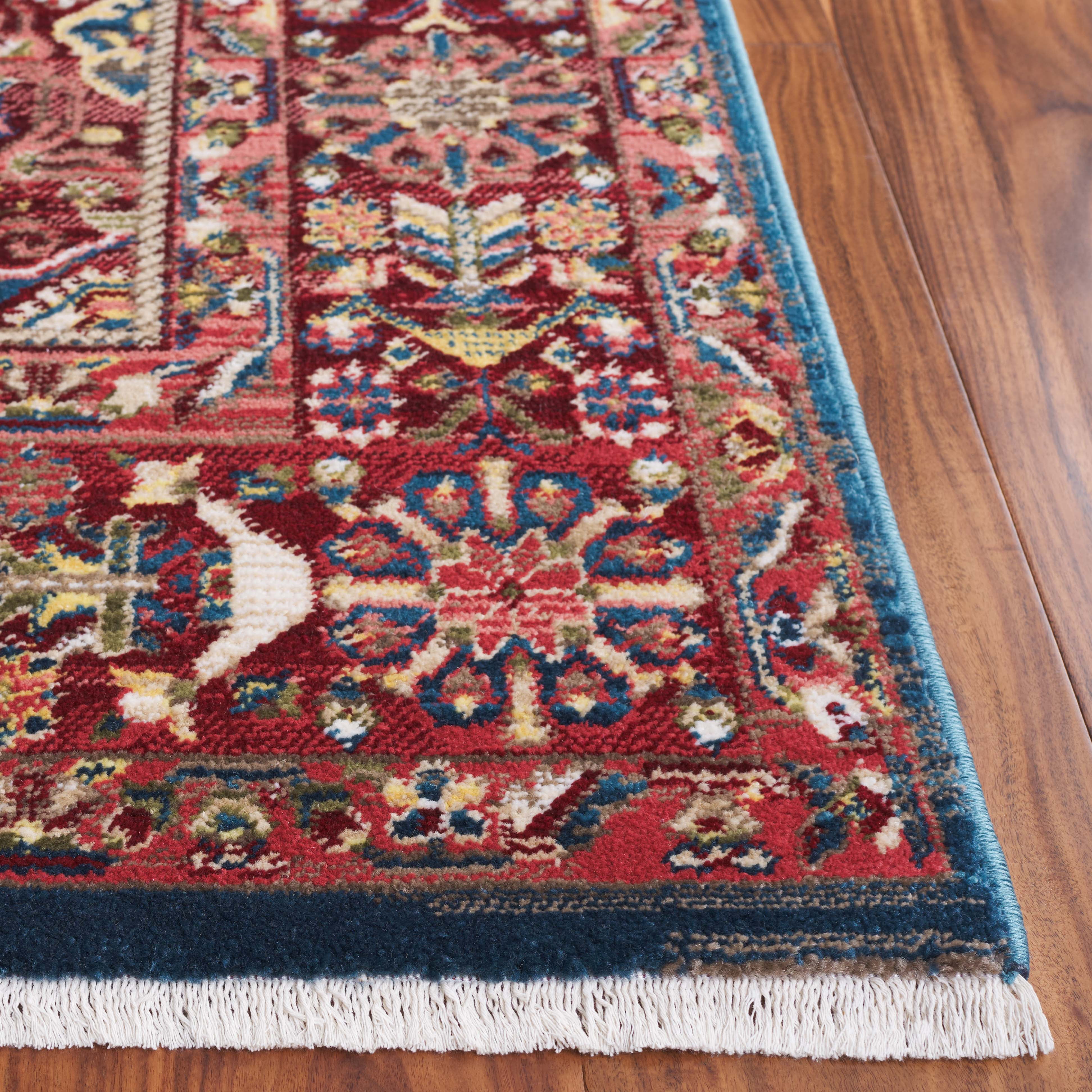 Safavieh Kashan Pema Oriental Area Rug, Blue/Red, 2'6" x 4'