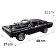 thumbnail image 1 of Coche Técnico de Carreras Dodge Charger, Bloques de Construcción, Modelo de Película Rápidos y Furiosos, Vehículo Famoso 42111, Ladrillos, Juguetes para Niños, Regalos, 1 of 7