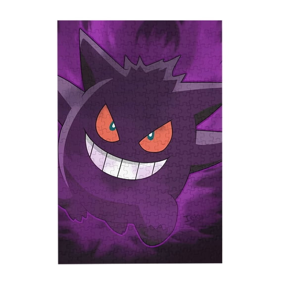 Gengar 300 Piece Puzzles, Wooden Jigsaw Puzzle, Fun And Challenging Family Games